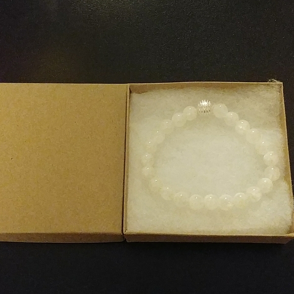 White Moonstone Bracelet - Picture 7 of 8